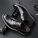 Men's Classic Leather Formal Business Oxford Wingtip Lace Up Retro Casual Dress Shoes for Men Comfortable (Black, Adult, Men, 9.5, Numeric, US Footwear Size System, Medium)