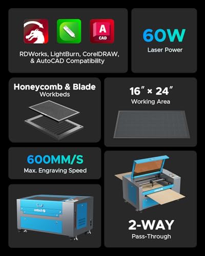OMTech laser cutter machine