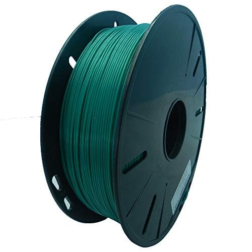 Image of Tesseract Premium PLA + 1.75mm 3D Printing Filament | Dimensional Accuracy + /- 0.03mm | Compatible with Most FDM Printers | 0.8 KG 3D Printer Filament - PLA Dark Green (Quantity 1)