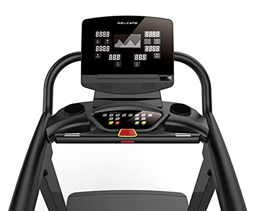 Image of Welcare WC9900 Commercial Motorised Treadmill with LED Display, Auto Incline