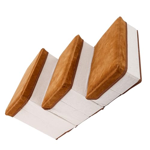 Liuselly 多目的ペット階段 3段 犬・猫用階段 収納ボックス付き 滑り止め付き 小型子犬用 ハイソファ用階段