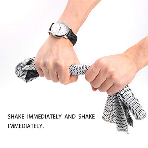 Toalha de resfriamento instantâneo, toalha de microfibra para academia, toalha esportiva de secagem