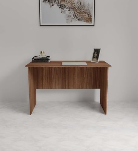 Image of COUCH CULTURE Glow 3618 Engineered Wood Study Table | Multi-Purpose Study Table | Computer Table for Students, Desk for Work from Home | 1 Year Warranty - Leon Teak