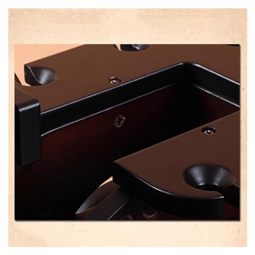 Soporte de vino de madera para mesa 50x22x33 cm miniatura 4
