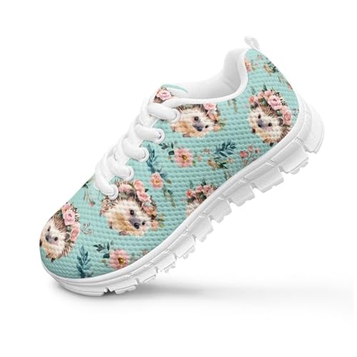 Children's Animal Sneaker Lightweight Breathable Lace-Up Shoes for Litter Kids Comfortable Anti-Skid Outdoor Tennis Sneaker for Big Kids US 11-5