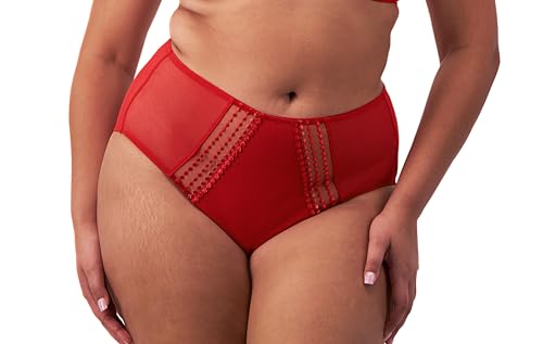 Elomi Women's Matilda Full Coverage Brief, Haute Red, 4XL Plus
