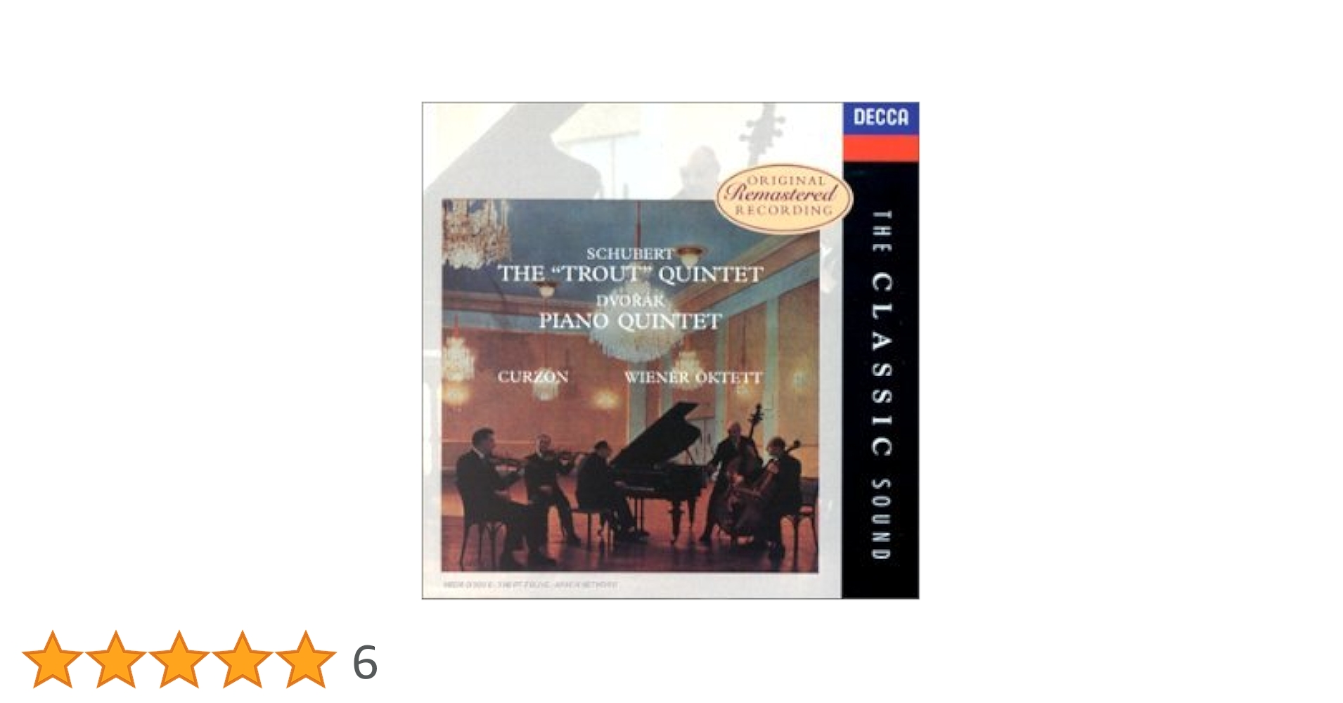 Schubert: The Trout Quintet / Dvorak: Piano Quintet: Amazon
