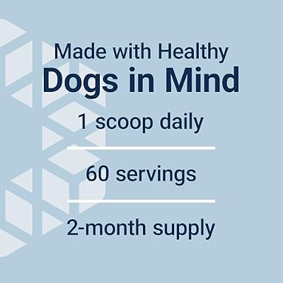 Life Extension Dog Mix, Dog Vitamins and Supplements, probiotics, L-carnitine, B12, folic Acid, Vitamin C, Vitamin E, Rosemary, Nutrient Absorption, Gluten-Free, Non-GMO, 60 Servings