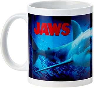 Pyramid MG24843 Jaws Bigger Boat Coffee Mug, Porcelain, Multi-Colour