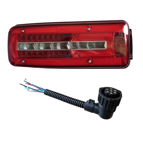 Luz trasera LED de 24V con conector izquierdo para camiones premium TGM 2