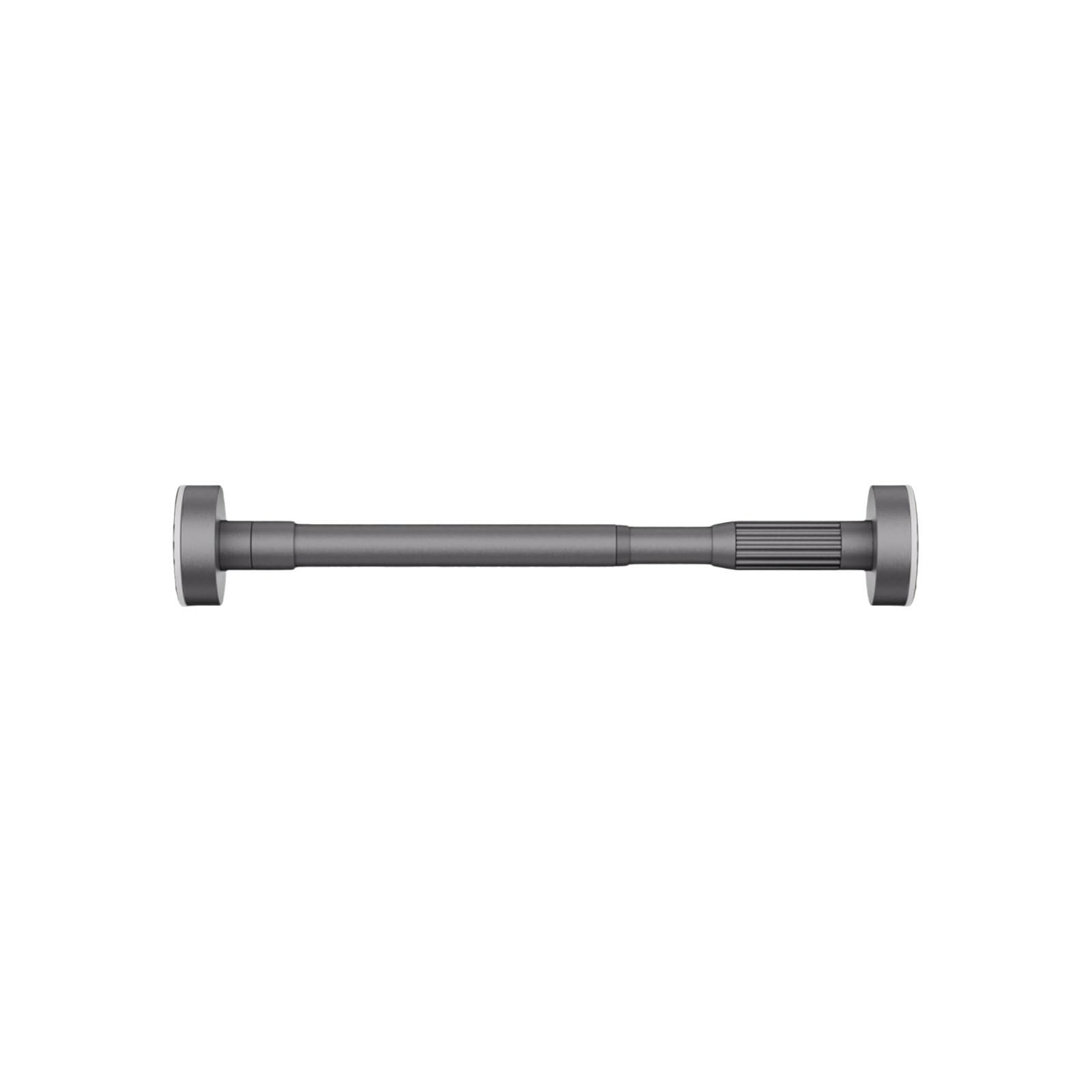 Adjustable Aluminum Alloy Shower Curtain Rod Easy To Install Telescopic Sturdy Multipurpose Wardrobe Hanging Rod stable(Gray,130-240cm)