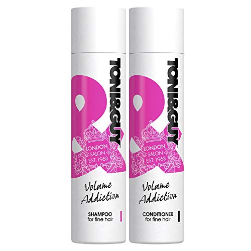 Toni & Guy Shampoo e Balsamo per Capelli Fini Duo Confezione (2 x Shampoo, 2 x Balsamo)