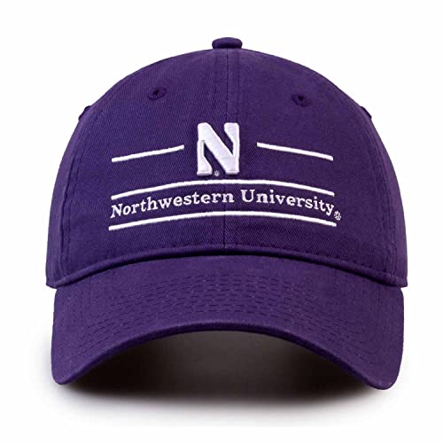 The Game NCAA Adult Bar Hat - Garment Washed Twill - Embroidered Design - Elevate Your Style and Show Your Team Spirit (Northwestern Wildcats - Purple, Adjustable)