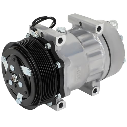 Image of ECCPP AC Compressor for Ford for F-650 for F-750 5.9L 6.0L 7.2L 2004-2007 | for Peterbilt 325 330 348 535 536 548 6.7L Fast Cooling AC Compressor with Clutch