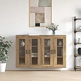 Matériau: Bois d'ingénierie Générique Armoires Murailles 2 pcs chêne Artisanal 69,5 x 34 x 90 cm,Meubles,Armoires & Meubles de Rangement,Buffets & bahuts,Beige,48.6 KG,3394585