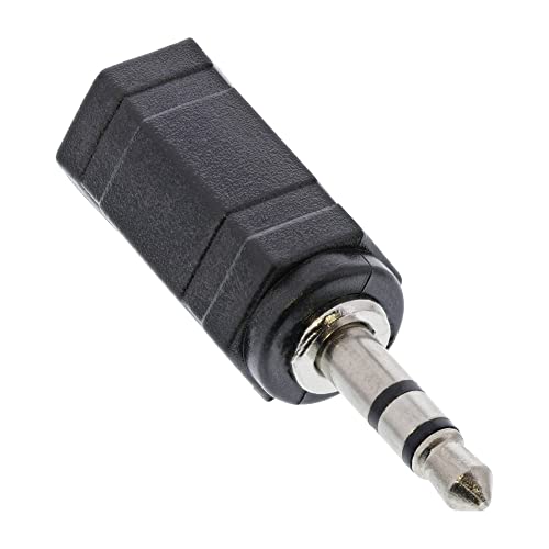 InLine 99309 Audio Adapter, 2,5mm Klinke Buchse an 3,5mm Stecker, Stereo