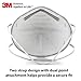3M Particulate Respirator 8247, Pack of 20, R95, NIOSH APPROVED, Nuisance Level Organic Vapor Relief, Braided Comfort Strap, Carbon Filter Material, Disposable General Purpose for Dust