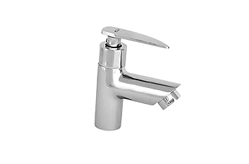 GARBNOIRE H.K.I Brass Sink Cock for Bathroom, Pillar Tap Foam Flow Bathroom Sink Faucet, Single Lever Bathroom Tap