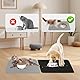 FHISKUNYU 2er Set Silikon-Futtermatten für Hunde und Katzen | 48 x 30 cm | wasserdichte & rutschfeste Unterlage | Leicht zu reinigen | Schwarz & Grau