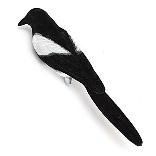 Tenlacum Señuelo de plástico urracas, urracas flocadas señuelo larsen trampa de pájaros señuelo disparo Cover