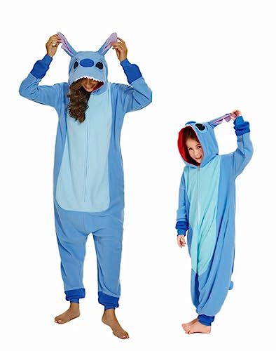 Disfraz Mujer Pijama Animal Entero Unisex Para Adultos Con Capucha