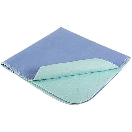 Premium Soft Waterproof Bed Pad (34 x 52 Inch) - Washable 300x for Reusable Under pad Incontinence Protection for Adult or Pet