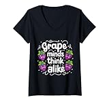 Grape Minds Think Alike Funny Grapes Quote Gifts