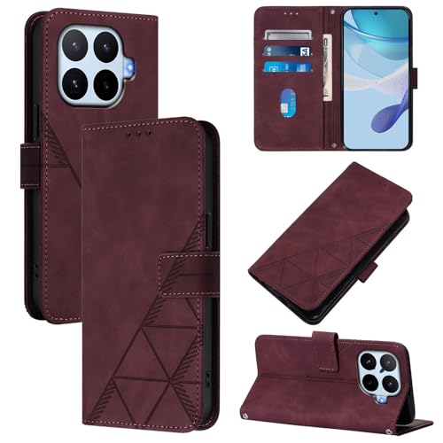 �X�}�z�P�[�X �Ή��@�� for Xiaomi 17T �X�}�z�P�[�X�y�J�[�h�z���_�[�E�E�H���b�g�E�}�O�l�b�g�o�b�N���E�t���b�v�E�X�^���h�@�\�t���zRed