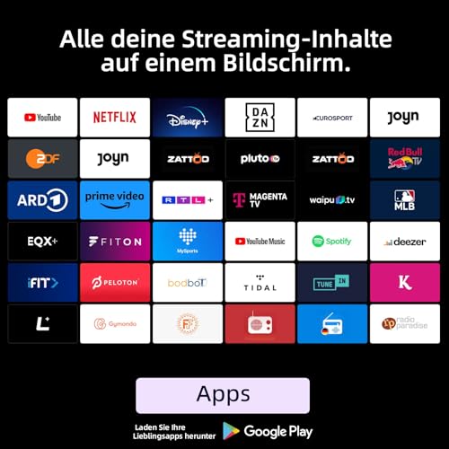 CHIQ L40QG7V 40 Zoll QLED TV, HDR10, Rahmenloses Design, Google TV, Google Assistant, Chromecast Built-in HDR10 und HLG, Quad-Core A55 CPU, 2,4/5 GHz Dual-Band-WLAN, DBX-tv – Bild 7