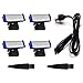 Replacement Head for Microtouch Solo Electric Shaver (4 pcs)