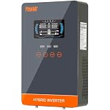 PowMr Solar Inverter 4500W 24V to 120V, Glass Top LCD Display Hybrid Inverter 4KW Built-in 140A MPPT Controller, Max.PV Input 5600W 350V, fit for Lead-Acid/Lithium Battery and BatteryLess Run