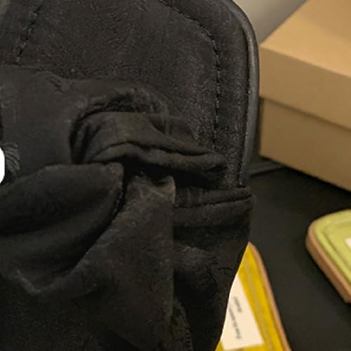 Premium Luxury Silk Satin All Seasons Comfort French Vintage Women's Outddor Slippers Non Slip Indoor Soft Slip On Shoes4