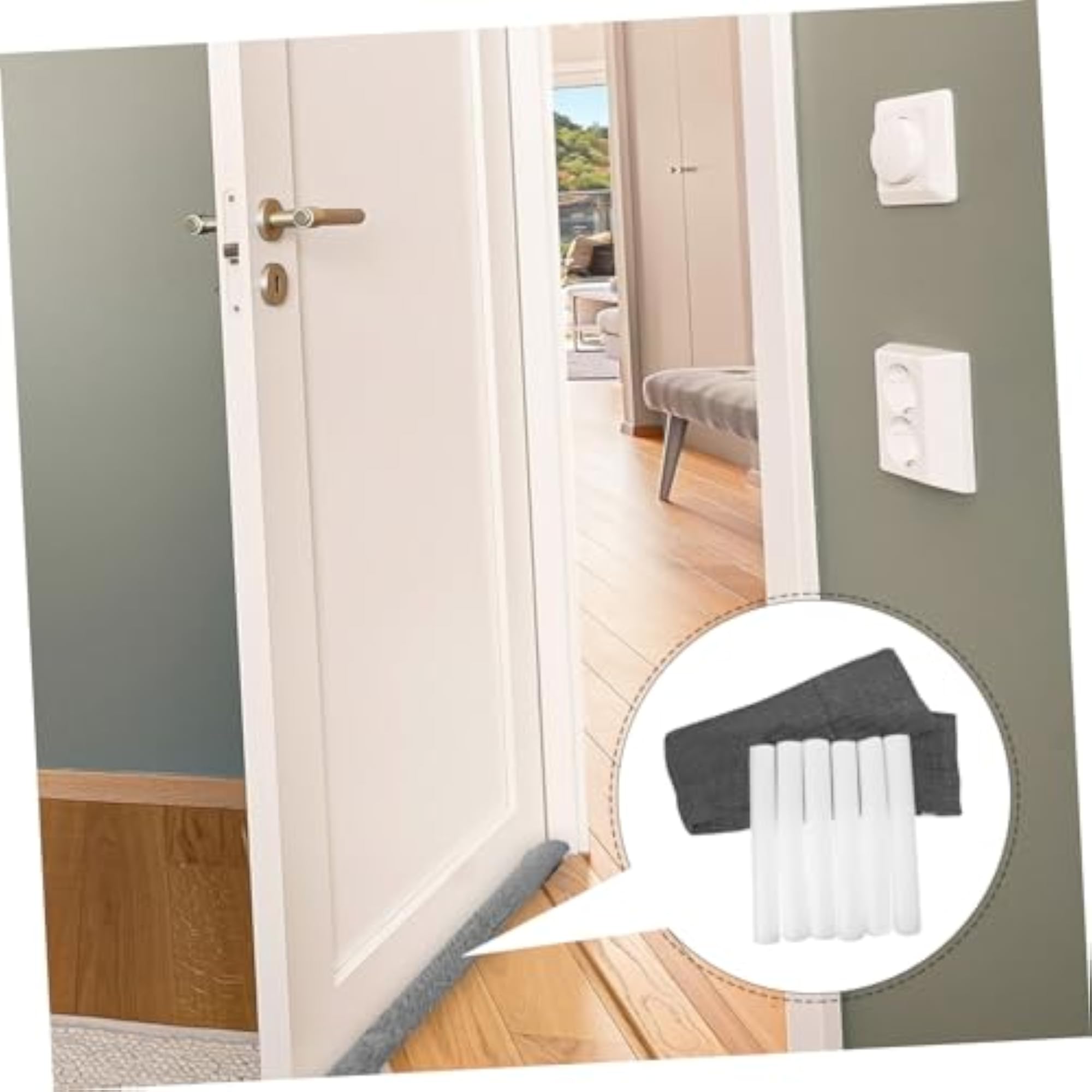 Windproof Door Stopper Draft Stopper for Bedroom