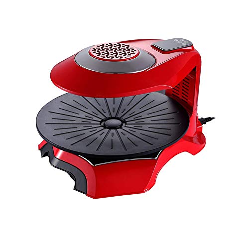 Z@SS Indoor Electric Smokeless Grill Infrared Heat Roaster Powered Rotating With LCD Screen Touch Time & Temperature Control