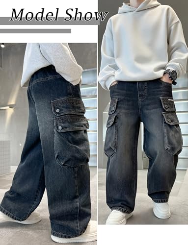 Jean baggy pour garçons idéal pour le collège et le skate - 4