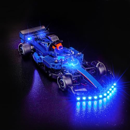 Image of Upgraded Led Light Kit Compatible with Lego Williams Racing FW46 F1 Race Car Building Set, Lights Decoration Compatible with Lego 77249 (Model Not Included)