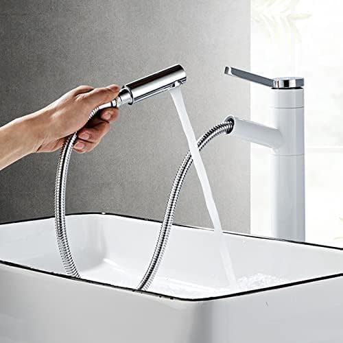 Robinet de lavabo à douchette extractible pour le confort en famille