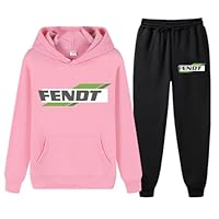 XYMCX Survêtement homme FENDT, survêtement 2 pièces à manches longues et capuche, jogging, tenue de sport décontractée, tenue chaude pour l'automne et l'hiver,Pink-m