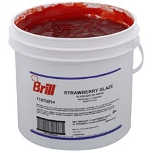 Brill Strawberry Glaze, 34 Pound -- 1 each.