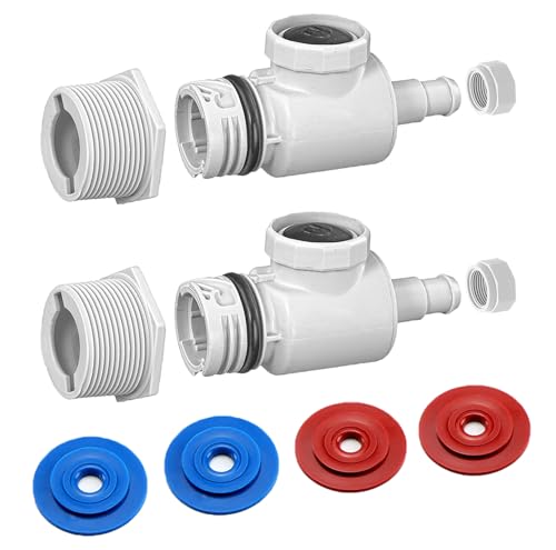 ATIE Universal Wall Fitting UWF Connector Assembly 9-100-9001/Wall Fitting Complete EW22 Replacement for Zodiac Polaris 280 380 3900 Sport and Pentair Legend Letro Platinum Pool Cleaner (2 Pack)