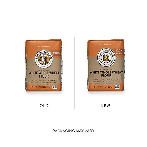 King Arthur, White Whole Wheat Flour, 100% Whole Grain, Non-Gmo Project Verified, Certified Kosher, 5 Pounds #TOP3