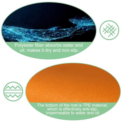 Tapete de cocina Starlight Vector: pack de dos piezas absorbentes 6