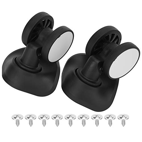 Roda de substituição de bagagem universal resistente à pressão, acessório de mala preta, para mala d