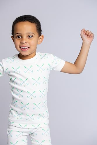 Image of monica + andy unisex-baby Organic Two-piece Shorty Pajama Set