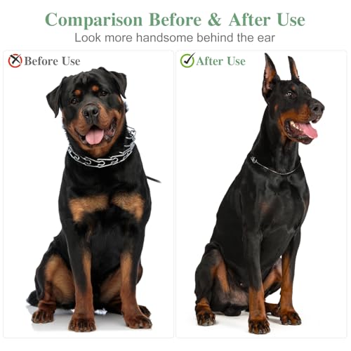 Image of 1 Set Ear Erector Pet Kit Tools Dog Ear Standing Support Dog Accessory Puppy Ear Standing Supply Dog Supply Puppy Ear Support Tool German Shepherd Bark Stopper Plastic, 14.00X8.00X7.00CM