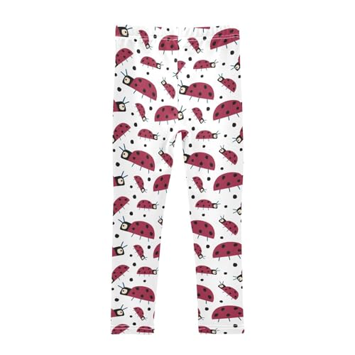 Girls Leggings Ladybugs and Dots Toddler Girls Clothes Leggings for Girls Toddler Girls Leggings 3-4T2
