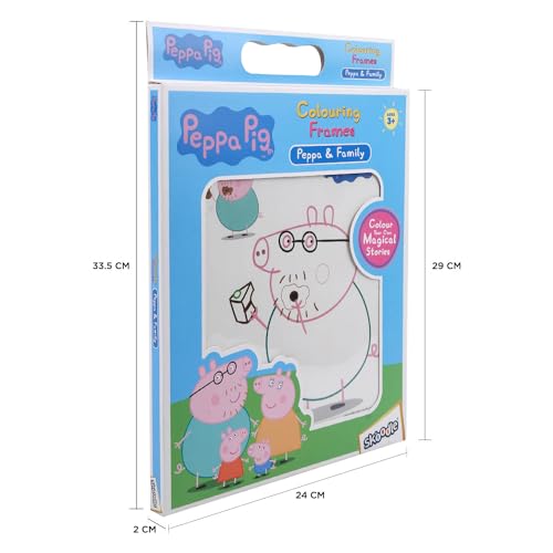 Image of SKOODLE Colouring Frames | DIY Colouring & Painting Art Kit for Kids | 6 Colouring Sheets, 12 Colour Sticks & 6 Hanging Strings