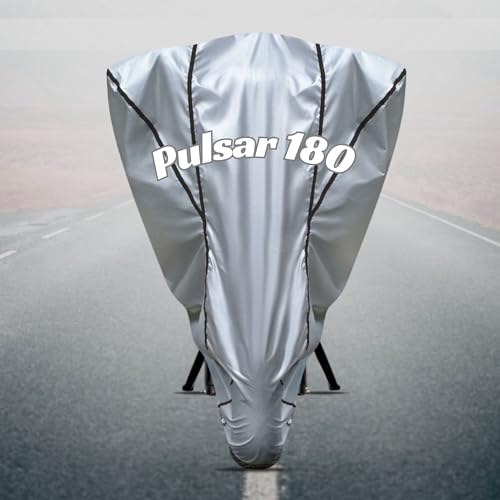 Image of Motorcycle Bike Body Cover for Outdoor Use - Heavy Fabric Water Resistant Two Wheeler Cover with UV, Dust & Rain Protection Compatible for Pulsar 180