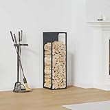 Organizzazione Intelligente: Tieni la tua legna sempre ordinata e a portata di mano! Questo portacataste robusto in acciaio laminato a freddo mantiene tutto in perfetto ordine, evitando disordine e ricerche notturne.