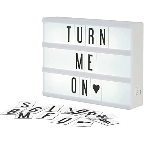 My Cinema Lightbox - Mini Personalised Sign Cover